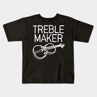 Treble Maker Violinist Kids T-Shirt